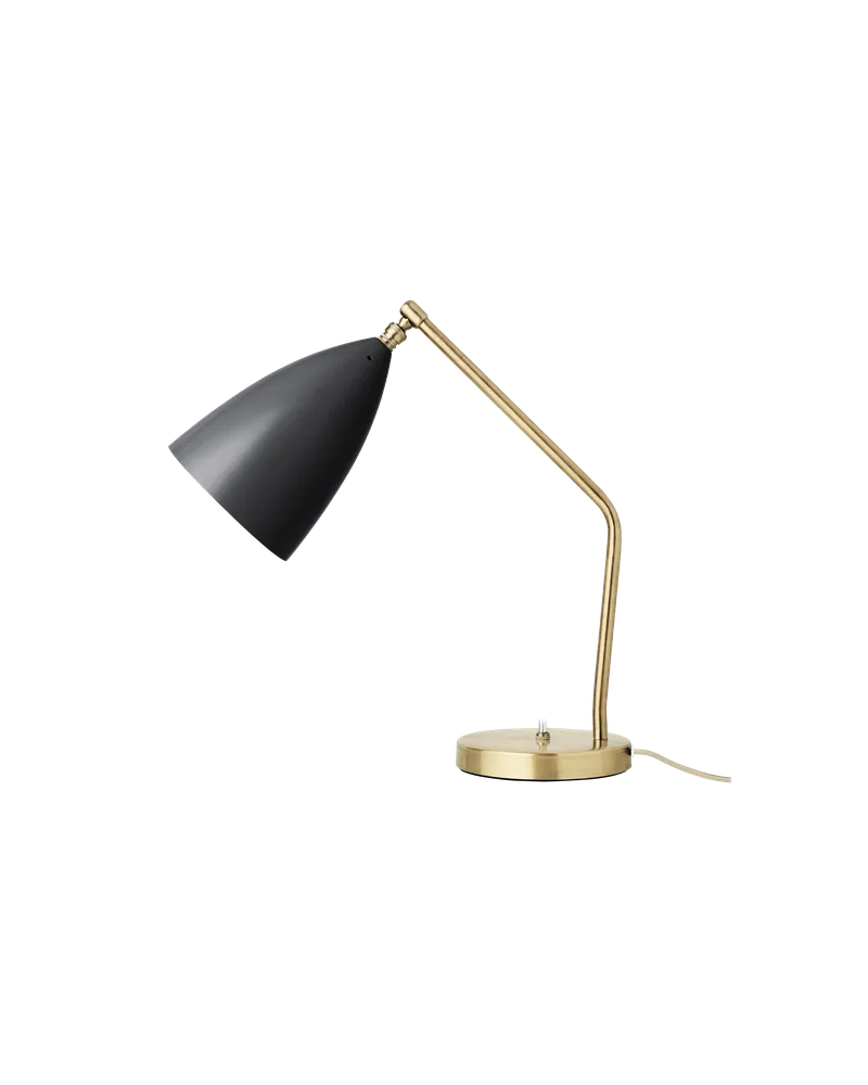 Gräshoppa Table Lamp von GUBI in Black Semi Matt, EU – Produktfoto