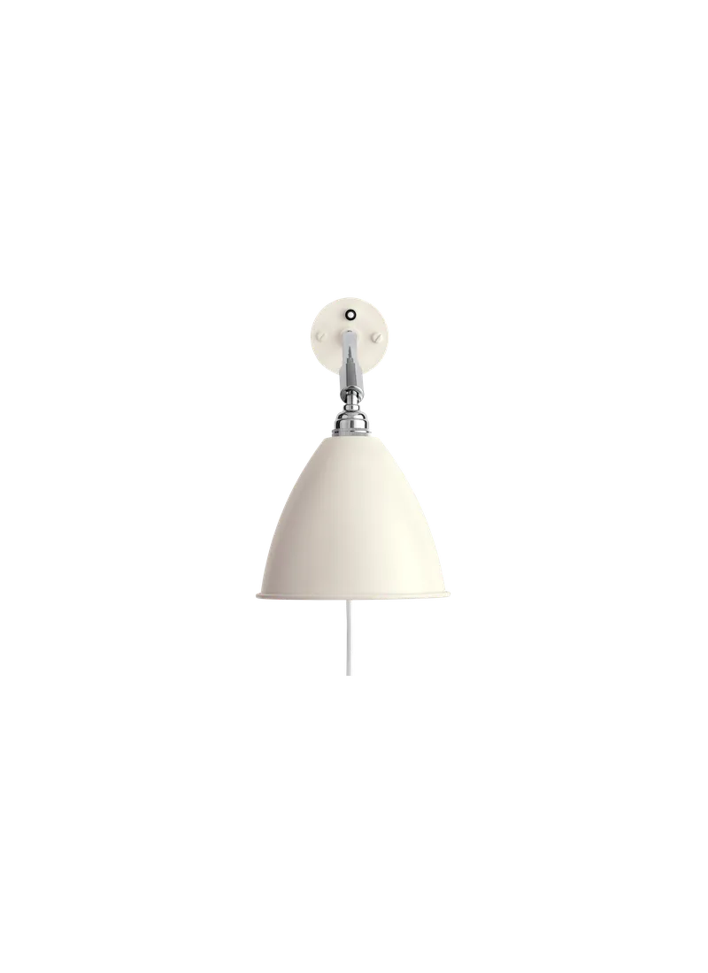 Bestlite BL7 Wall Lamp by GUBI in White Semi Matt, Chrome, EU – product photo 3 of 3