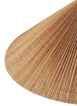1972 Pendant by GUBI in Ø60 × 22 cm, No, Bamboo, EU – product photo 1 of 6
