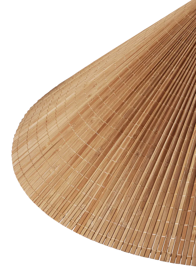 1972 Pendant by GUBI in Ø60 × 22 cm, No, Bamboo, EU – product photo 1 of 6