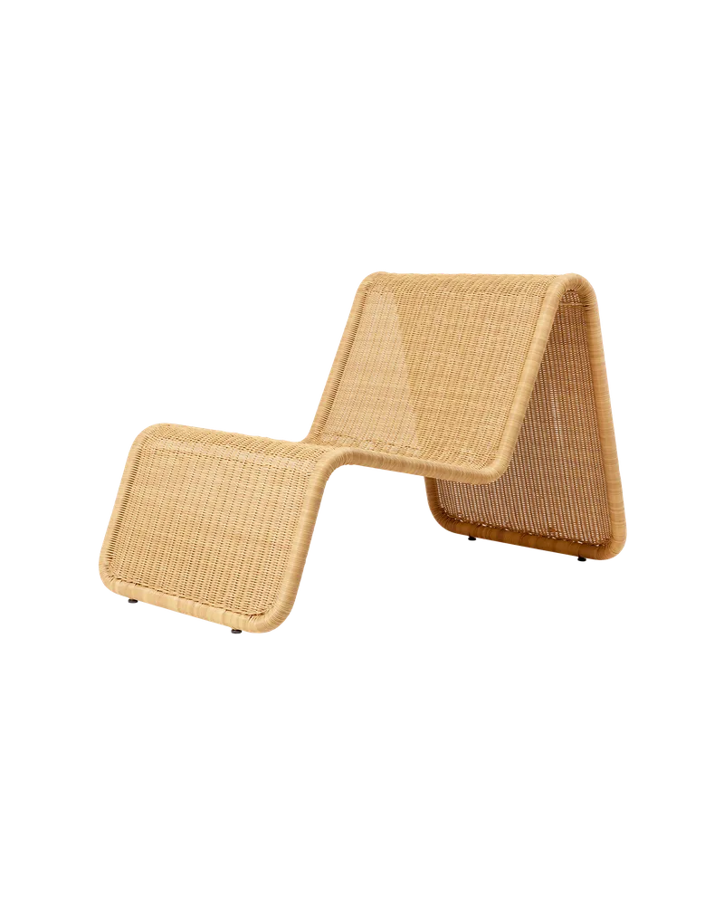 P3 Lounge Chair, Outdoor de GUBI en Natural Tone – photo du produit