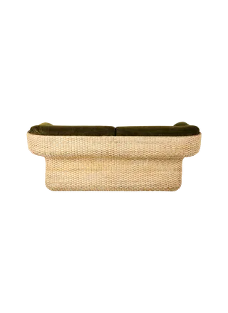 Basket Sofa van GUBI in Mumble, Glamour Group (40, Standard), 2 seater, Rattan – productfoto 3 van 7