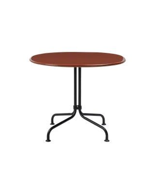 Carmel Bistro Lounge Table by GUBI in Rock Red, Black Semi Matt, 75 × 75 cm – product photo 4 of 4