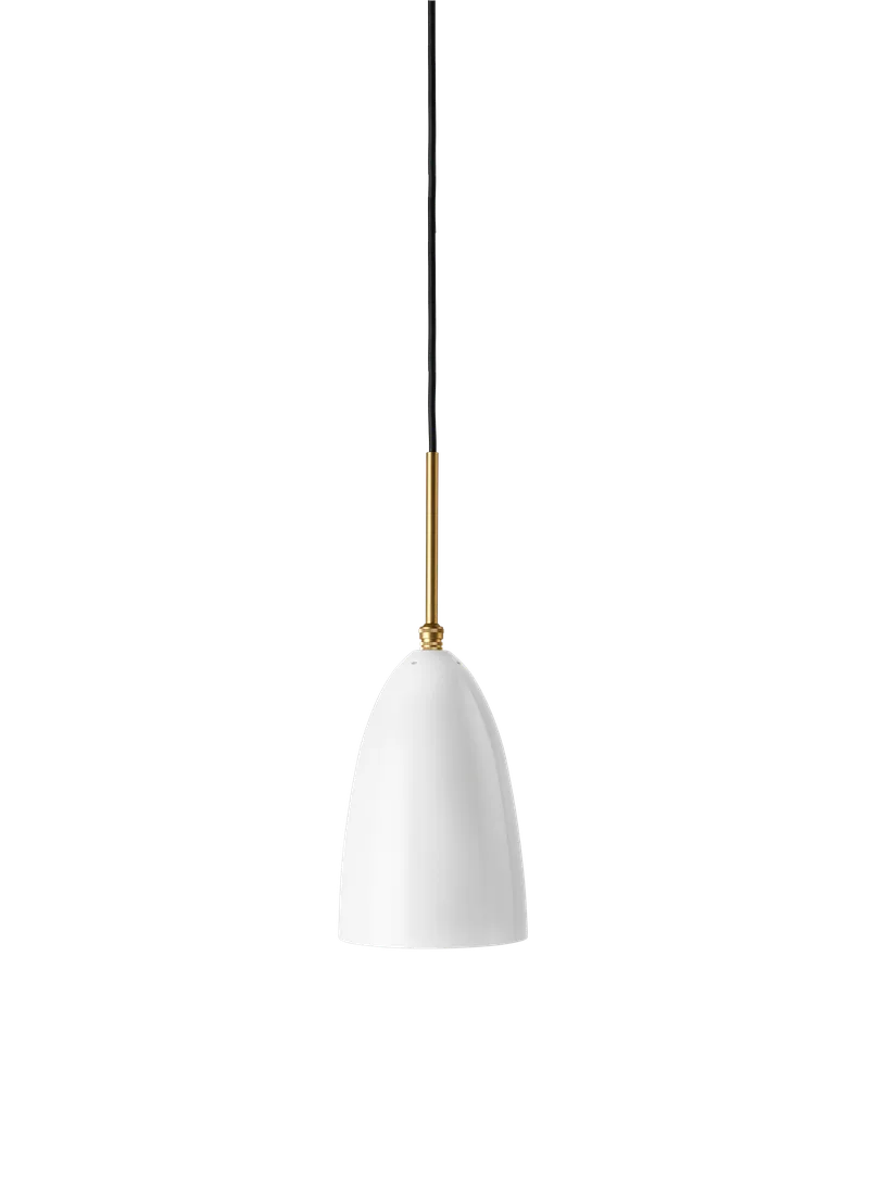 Gräshoppa Pendant by GUBI in Alabaster White, EU – product photo