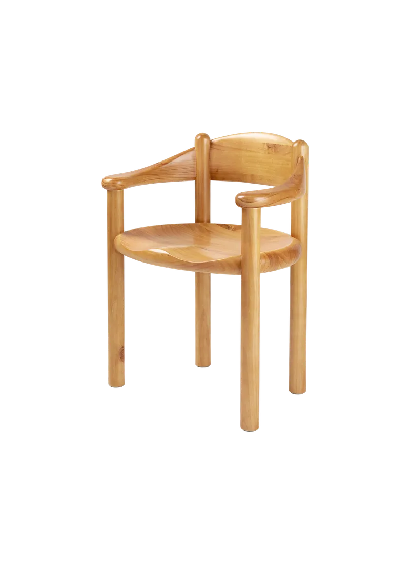 Daumiller Armchair by GUBI in Golden Pine – product photo