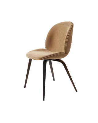 Beetle Dining Chair, Fully Upholstered von GUBI in Belsuede Special FR, Dedar (003, Standard), Wood base, Smoked Oak – Produktfoto 5 von 5