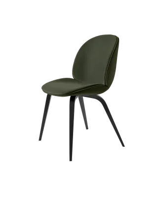 Beetle Dining Chair, Fully Upholstered by GUBI in Sunday, Dedar (018, Standard), Wood base, Black Stained Beech – product photo 5 of 5