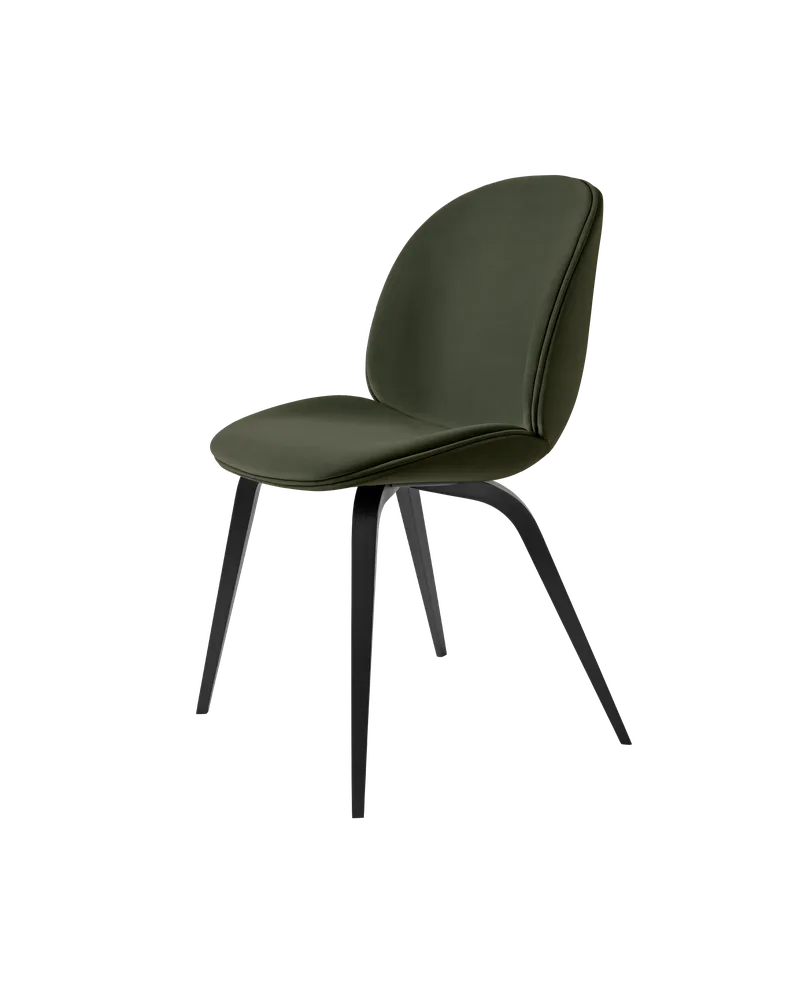 Beetle Dining Chair, Fully Upholstered by GUBI in Sunday, Dedar (018, Standard), Wood base, Black Stained Beech – product photo 5 of 5