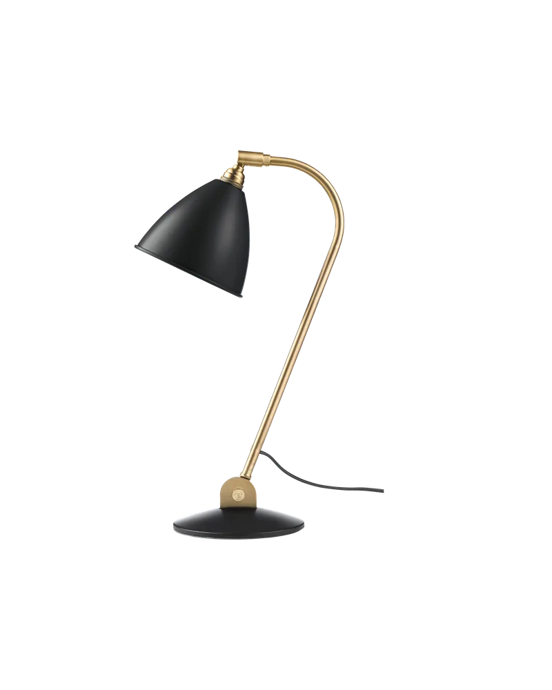 Bestlite BL2 Table Lamp van GUBI in Black Semi Matt, Brass, EU – productfoto 3 van 3