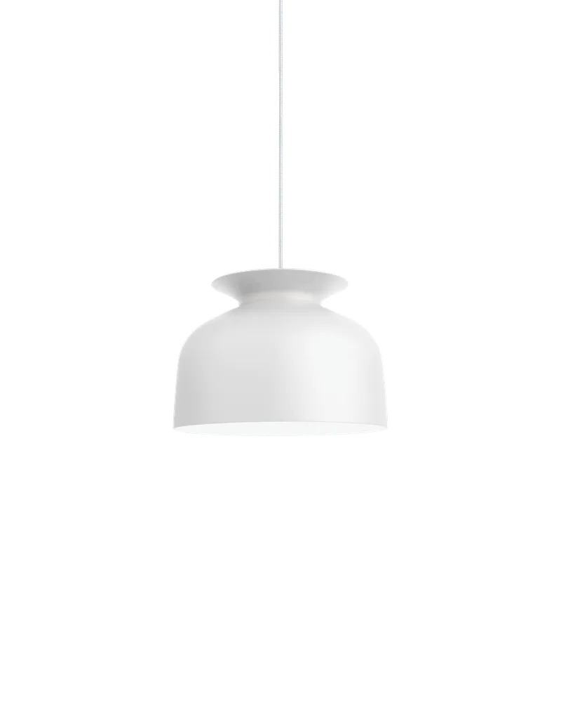 Ronde Pendant van GUBI in White Matt, Ø40 × 28 cm, EU – productfoto