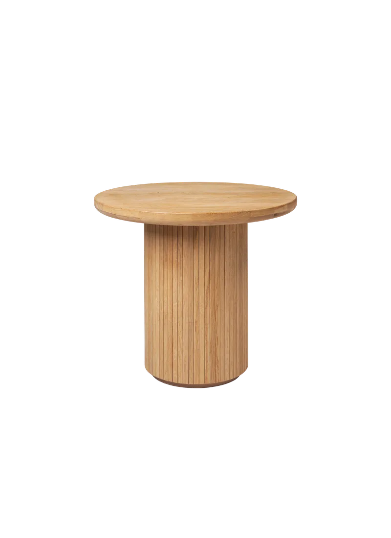 Moon Lounge Table, Round by GUBI in Solid Oak Oiled, Solid Oak Oiled, Ø60 x H55 – product photo