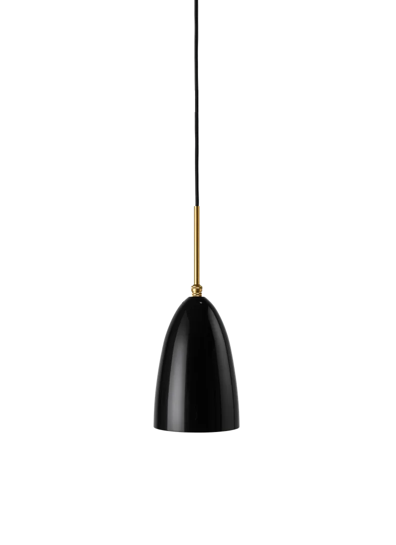 Gräshoppa Pendant van GUBI in Black Glossy, EU – productfoto