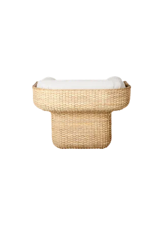 Basket Lounge Chair von GUBI in Lorkey, Limonta (40, Standard), Rattan – Produktfoto 2 von 6