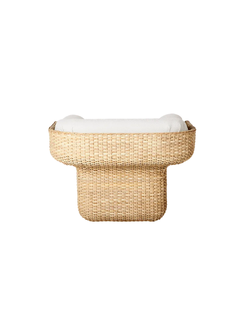 Basket Lounge Chair von GUBI in Lorkey, Limonta (40, Standard), Rattan – Produktfoto 2 von 6