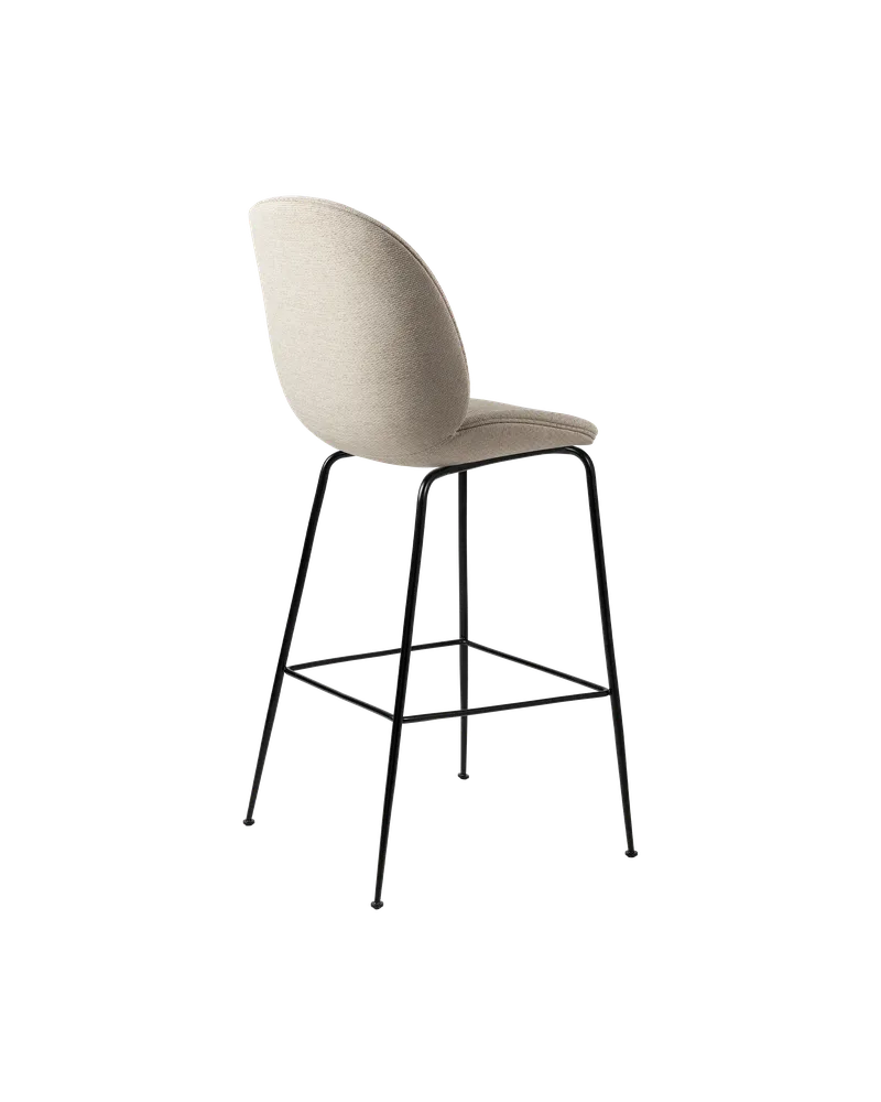 Beetle Bar Chair, Fully Upholstered von GUBI in Tempt, Gabriel (61168, Standard), Matt Black, Conic base – Produktfoto 2 von 4