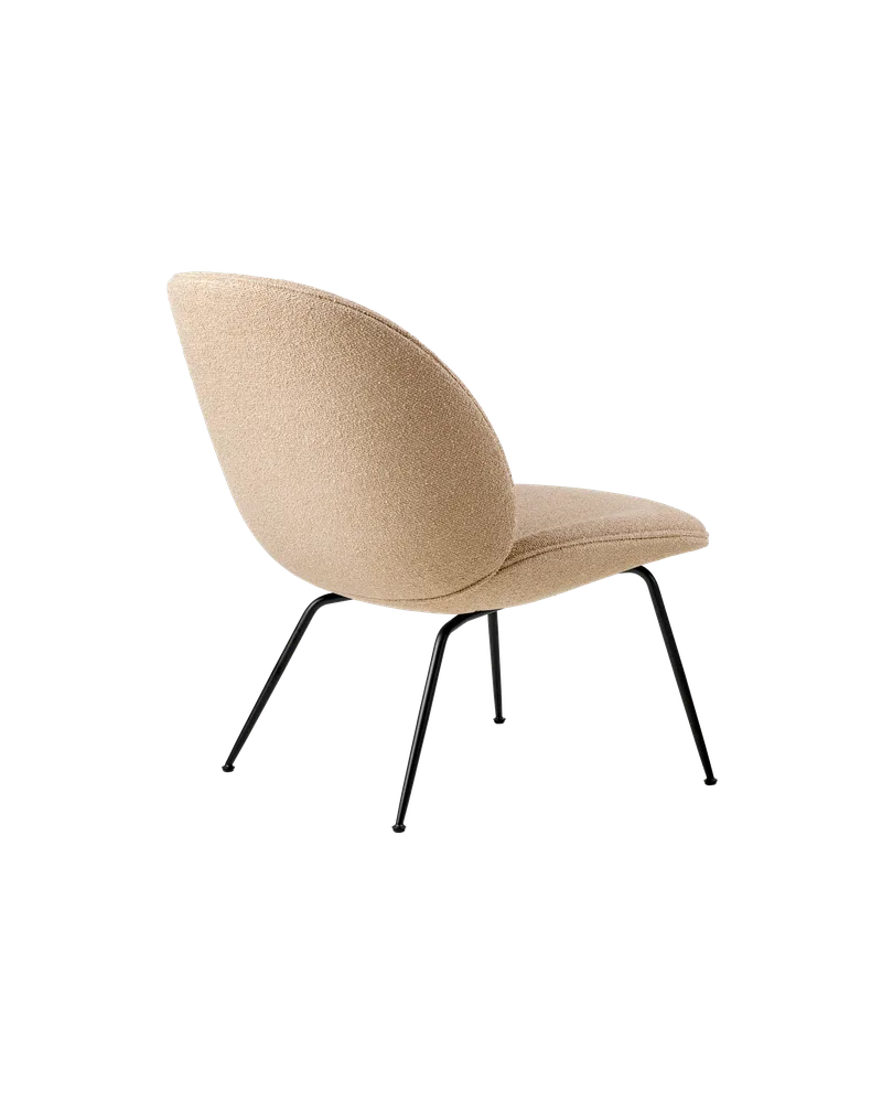 Beetle Lounge Chair by GUBI in Around Bouclé, Dedar (004, Standard), Matt Black – product photo 1 of 2