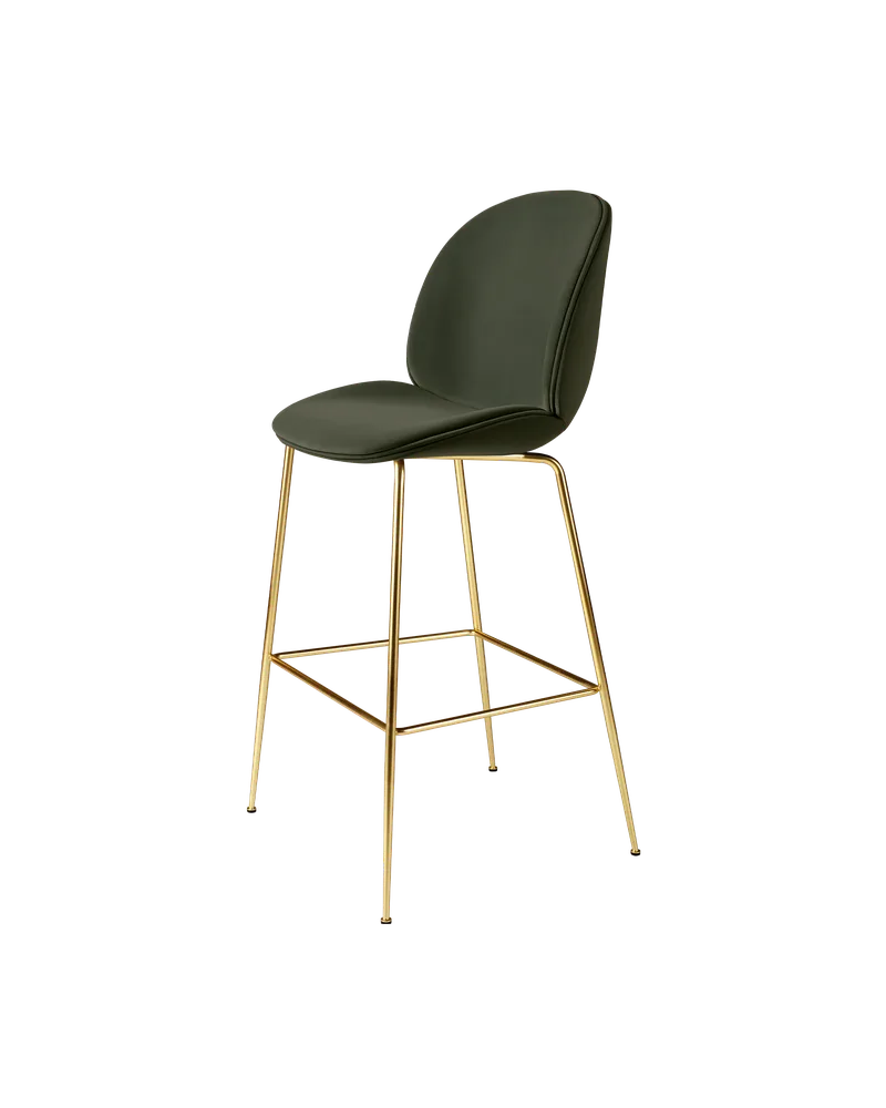 Beetle Bar Chair, Fully Upholstered by GUBI in Sunday, Dedar (018, Standard), Brass Semi Matt, Conic base – product photo 4 of 4