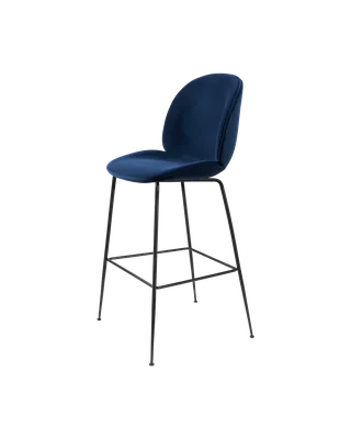 Beetle Bar Chair, Fully Upholstered by GUBI in Sunday, Dedar (003, Standard), Matt Black, Conic base – product photo 4 of 4