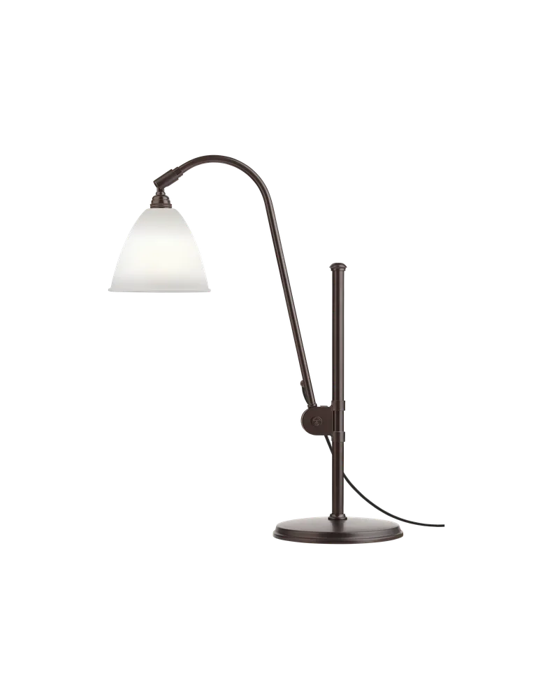 Bestlite BL1 Table Lamp van GUBI in Bone China, Black Brass, EU – productfoto 4 van 4
