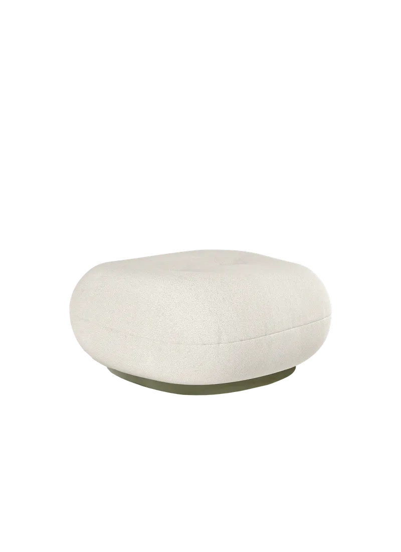 Pacha Ottoman, Outdoor de GUBI en Lorkey, Limonta (40, Standard), Moss Gray, Swivel – photo du produit