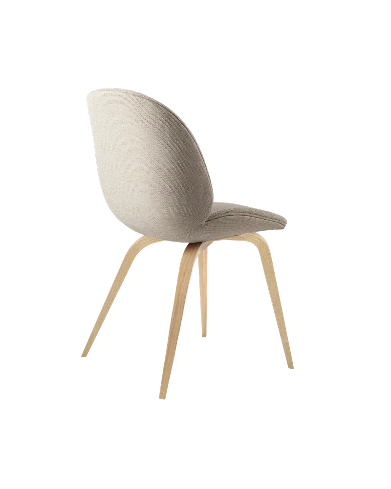 Beetle Dining Chair, Fully Upholstered von GUBI in Tempt, Gabriel (61168, Standard), Wood base, Oak Semi Matt – Produktfoto 4 von 5