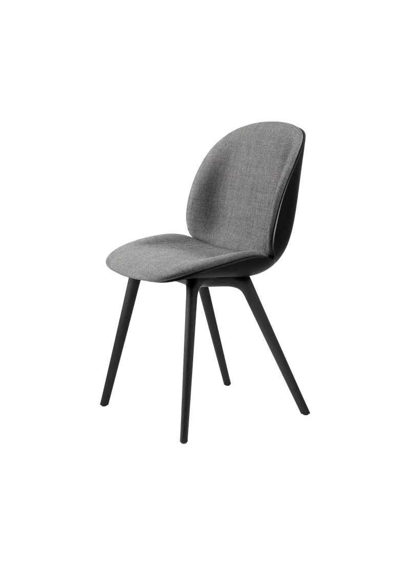 Beetle Dining Chair, Front Upholstered by GUBI in Remix 3, Kvadrat (152, Standard), Black, Black – product photo 6 of 6