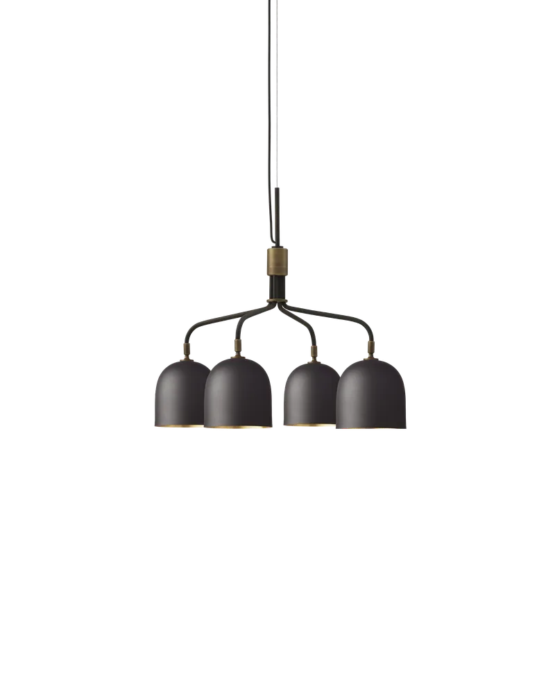 Howard Chandelier by GUBI in Gunmetal, 4, Short, EU – product photo
