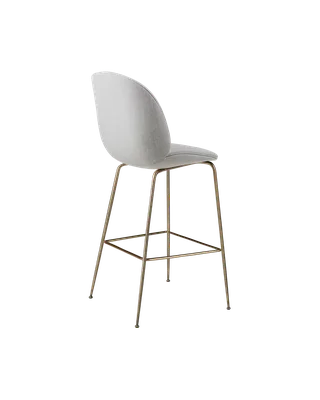 Beetle Bar Chair, Fully Upholstered by GUBI in Remix 3, Kvadrat (123, Standard), Antique Brass, Conic base – product photo 2 of 4