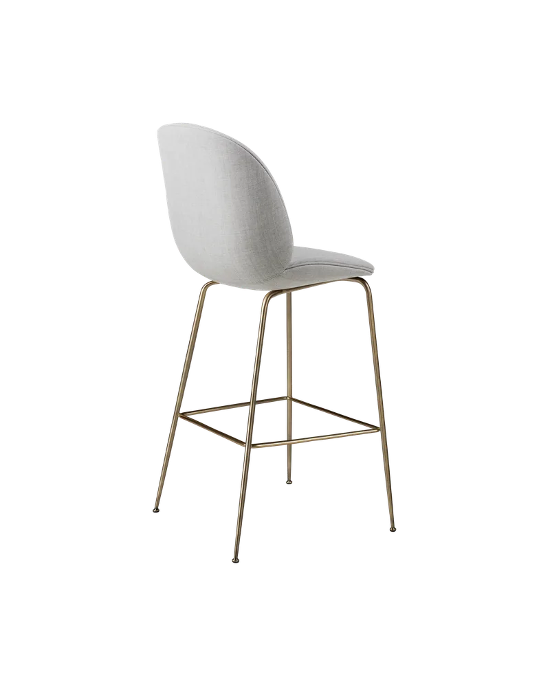 Beetle Bar Chair, Fully Upholstered by GUBI in Remix 3, Kvadrat (123, Standard), Antique Brass, Conic base – product photo 2 of 4