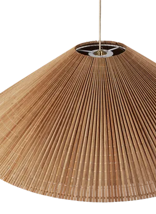 1972 Pendant von GUBI in Ø90 × 30 cm, Nein, Bamboo, EU – Produktfoto 2 von 6
