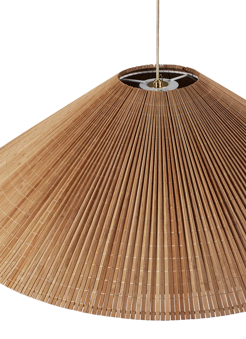 1972 Pendant von GUBI in Ø90 × 30 cm, Nein, Bamboo, EU – Produktfoto 2 von 6