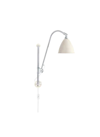 Bestlite BL5 Wall Lamp von GUBI in White Semi Matt, Chrome, EU – Produktfoto 5 von 5