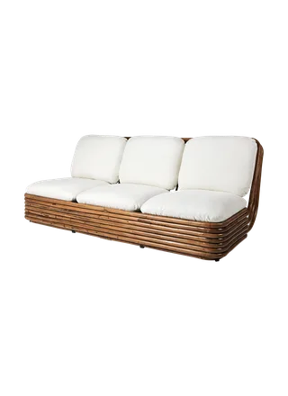 Bohemian 72 Sofa von GUBI in Flair Special FR, Dedar (101, Standard), Rattan, 3 seater – Produktfoto 6 von 6