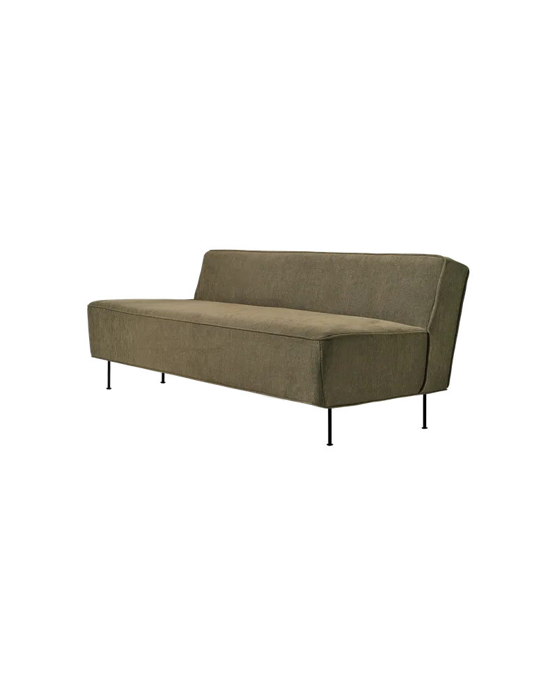 Modern Line Lounge von GUBI in 2 seater, Guest, Kvadrat (0270, Standard) – Produktfoto