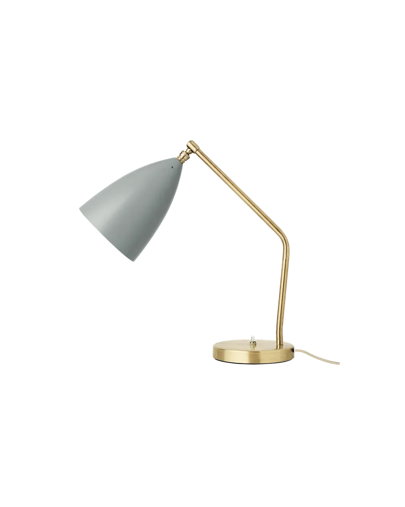 Gräshoppa Table Lamp de GUBI en Dusty Blue Semi Matt, EU – photo du produit