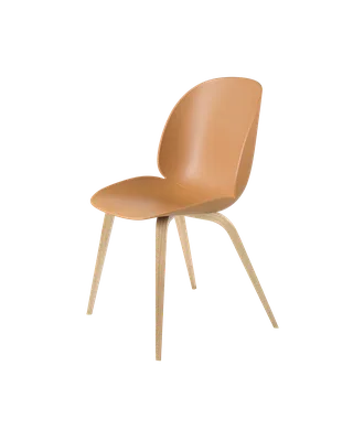 Beetle Dining Chair, Un-Upholstered by GUBI in Amber Brown, Wood base, Oak Semi Matt Lacquered – product photo 3 of 3