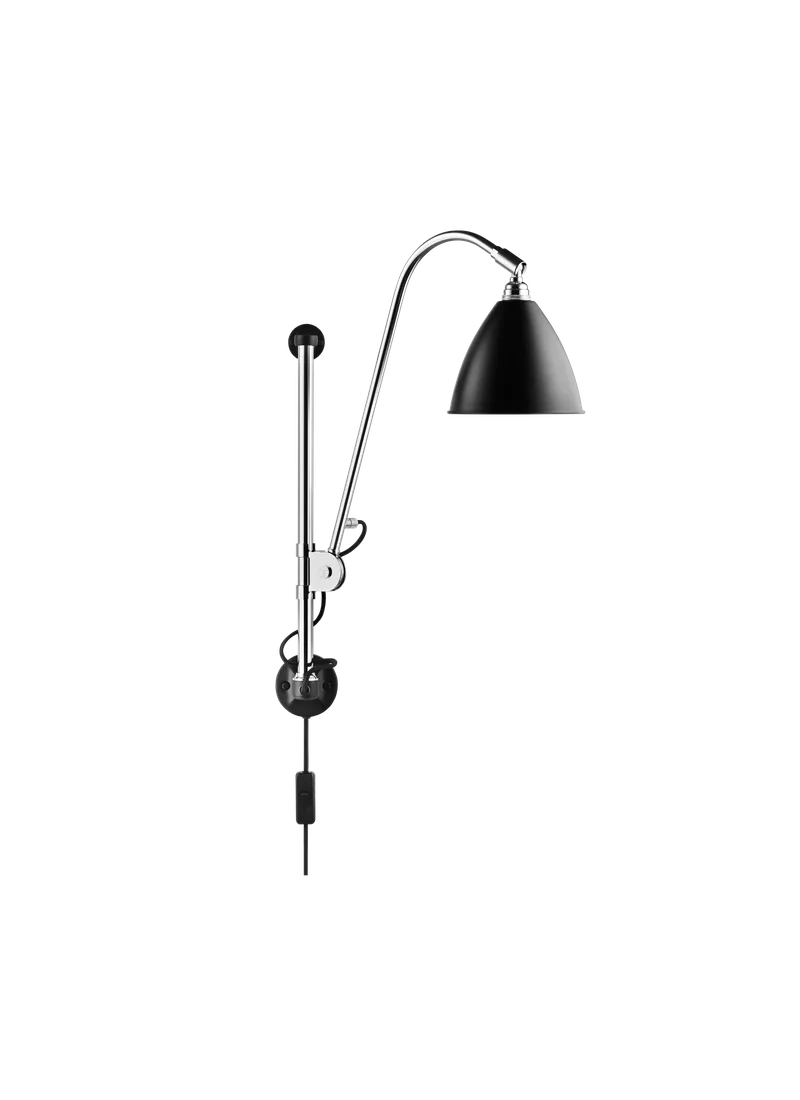 Bestlite BL5 Wall Lamp by GUBI in Black Semi Matt, Chrome, EU – product photo 4 of 4