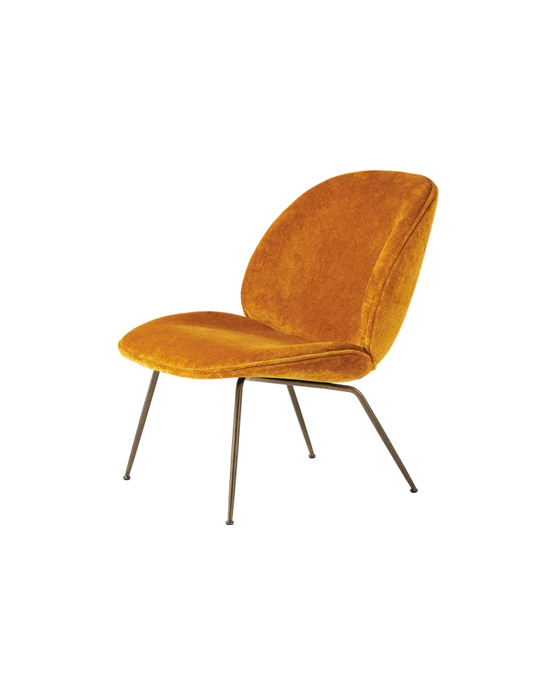 Beetle Lounge Chair by GUBI in Mumble, Glamour Group (49, Standard), Antique Brass – product photo 2 of 2