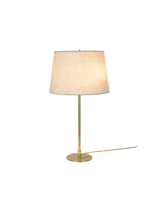 9205 Table Lamp by GUBI in Canvas, Brass, EU – product photo 1 of 7