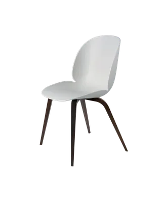 Beetle Dining Chair, Un-Upholstered von GUBI in Lunar Gray, Wood base, Smoked Oak – Produktfoto 3 von 3