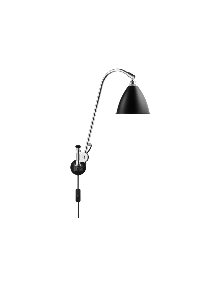 Bestlite BL6 Wall Lamp by GUBI in Black Semi Matt, Chrome, EU – product photo 3 of 3
