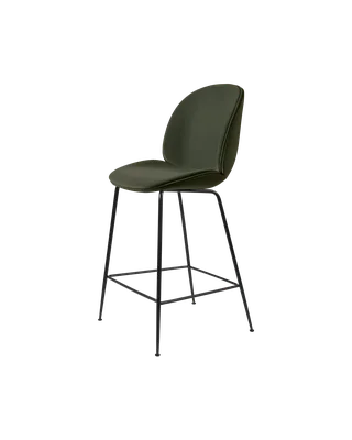 Beetle Counter Chair, Fully Upholstered von GUBI in Conic base, Matt Black, Sunday, Dedar (018, Standard) – Produktfoto 4 von 4