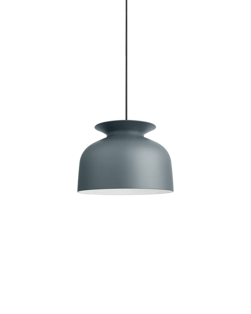 Ronde Pendant de GUBI en Pigeon Grey Matt, Ø40 × 28 cm, EU – photo du produit