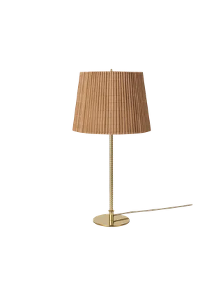 9205 Table Lamp von GUBI in Bamboo, Brass, EU – Produktfoto 6 von 6