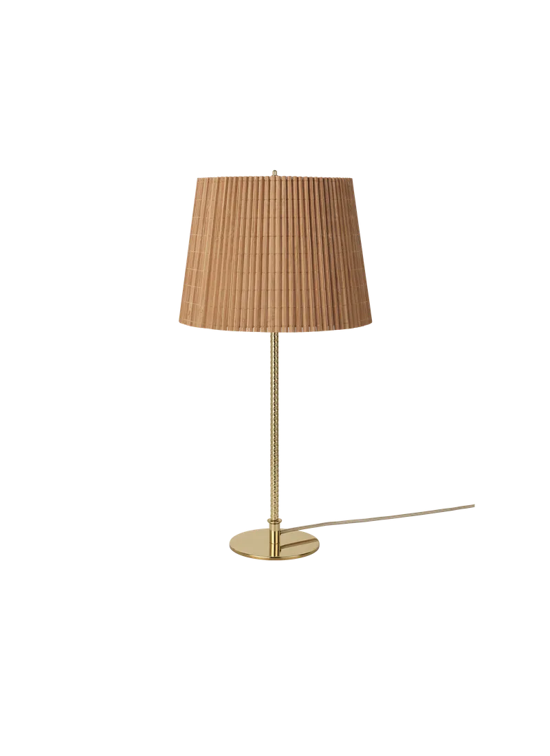 9205 Table Lamp von GUBI in Bamboo, Brass, EU – Produktfoto 6 von 6