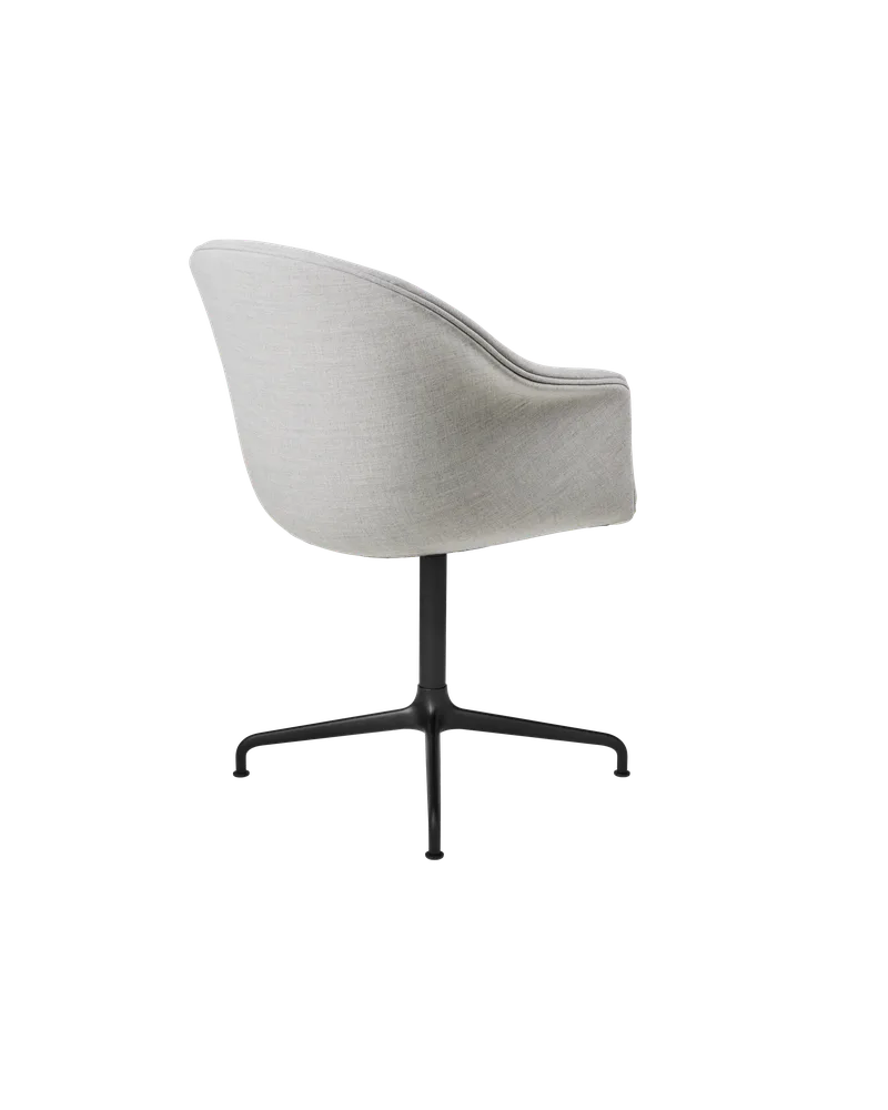 Bat Meeting Chair, Fully Upholstered by GUBI in Remix 3, Kvadrat (123, Standard), 4-star base, Matt Black – product photo 2 of 4
