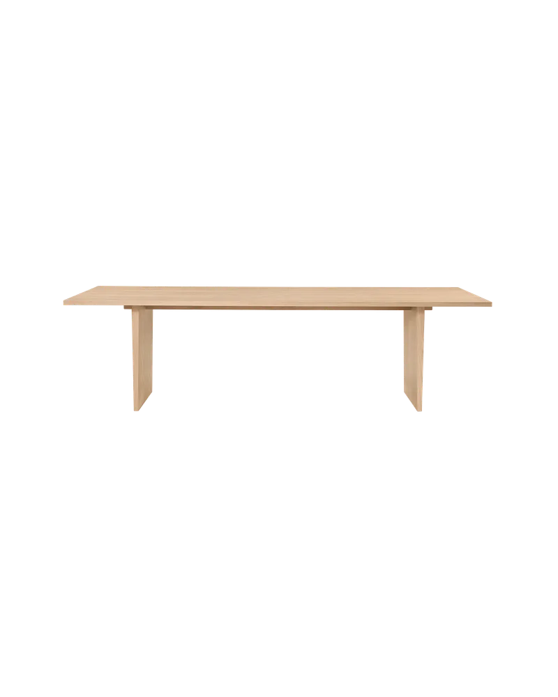 Private Dining Tables by GUBI in Light Stained Veneer Oak, Light Stained Veneer Oak, 260 cm – product photo