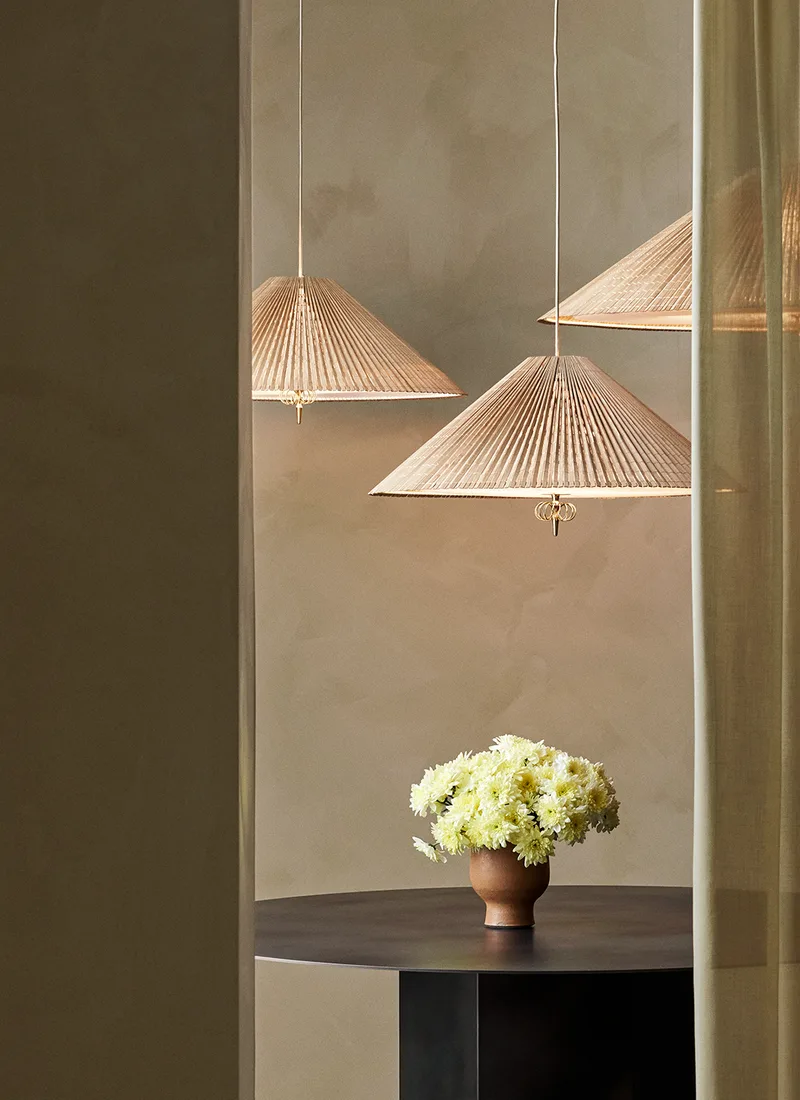 1972 Pendant by GUBI in Ø60 × 22 cm, No, Bamboo, EU – interior photo 3 of 6