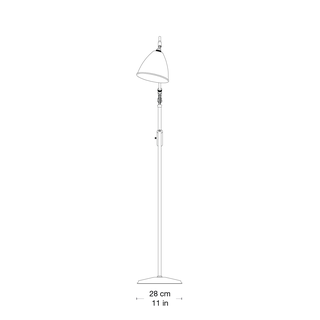 Bestlite BL4 Floor Lamp van GUBI in Black Brass, Black Brass, EU – productfoto 3 van 4