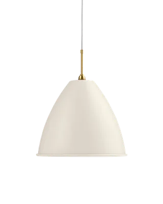 Bestlite BL9 Pendant von GUBI in White Semi Matt, Brass, Ø40 × 33 cm, EU – Produktfoto 2 von 2